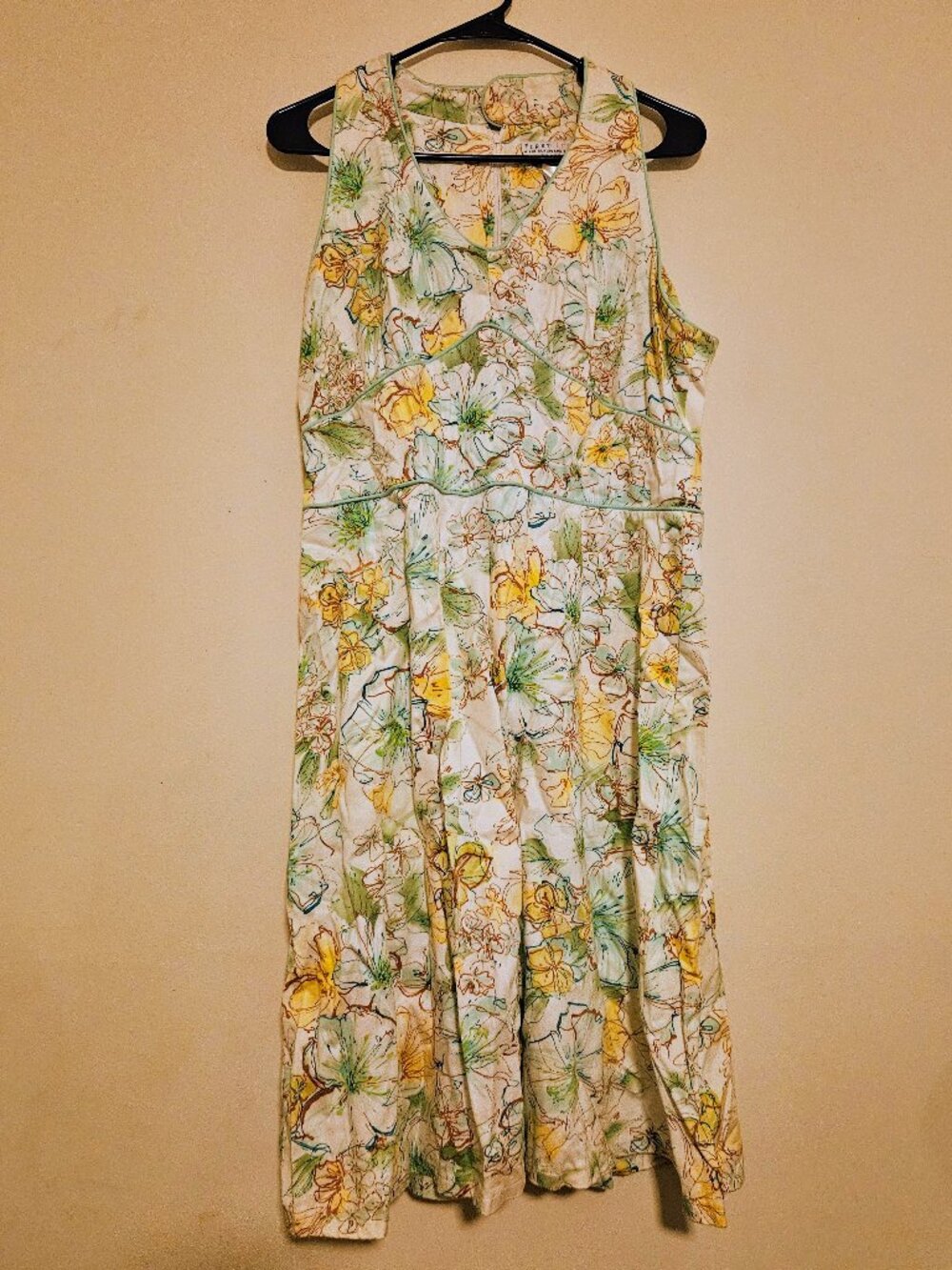 First Issue by Liz Claiborne Floral Sleeveless A-Line Dress Size 14